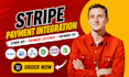 integrate stripe API, payment gateway and fix payment errors