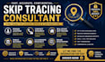 do skip tracing, people search, background research and contact finding