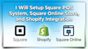 setup square pos system square online store and shopify integration