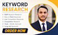 do keyword research, competitor research and topical map for SEO