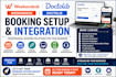 do weekendesk doctolib booking setup integration customization and website