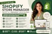 be your shopify store manager, VA, ghl assistant and brand builder