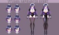 draw anime vtuber character reference sheet for oc or furry