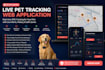 pet tracker website with live gps tracking