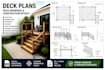 create decks plans, deck drawings and constructions details