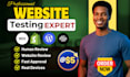 manually test website usability, boost website functionality, bug detection
