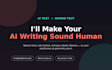 humanize ai text to sound natural