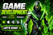 do 2d 3d mobile game development unity unreal engine developer