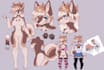 furry ref sheet furry reference sheet nsfw furry reference sheet character art