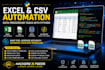automate excel CSV and data processing tasks with python