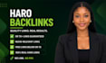 do haro pitch outreach for white hat dr50 backlinks