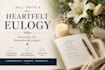 write a heartfelt and personalized eulogy