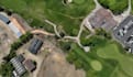 design site model from google map, golf course terrain,fairways, green landscape