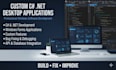 develop a custom c sharp dot net desktop application