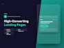 build a custom html css javascript landing page