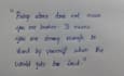 write stuff in a good and neat handwriting
