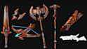 design custom game props and environment concepts