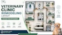 create a veterinary clinic remodeling layout for better efficiency