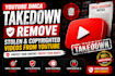 remove copyrighted videos from youtube with dmca takedown