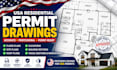 usa permit drawings, structural drawing, structural calculation, autocad drawing