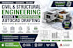 civil and structural engineering design, architectural autocad drafting