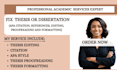 fix thesis, apa citation, references, editing, proofreading and formatting