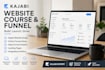 build kajabi website, course and funnel