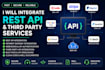 integrate rest API payment gateway and third party apis