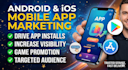do IOS android mobile app promotion chrome extension app installs app promotion