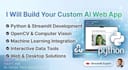 build custom ai web apps using python streamlit and opencv