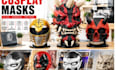 custom 3d mask, 3d helmet design for print and paint