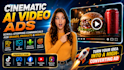 create cinematic ai video ads and commercials