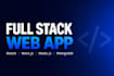 build a full stack web app using react, next js and node js