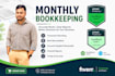 do monthly bookkeeping in quickbooks