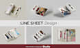 design a professional line sheet