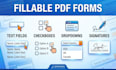 create fillable PDF forms and interactive PDF forms