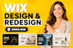 do wix website design wix website redesign wix website development wix website
