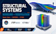 design and analyze structures using space gass sap2000 and etabs