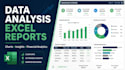 data analysis, excel reports and financial analytics