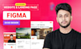 design website UI UX design in figma
