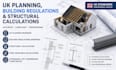 do UK planning, building regulations and structural calculations