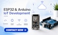do esp32 programming, arduino coding, iot development and embedded firmware