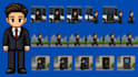 do pixel sprite sheet pixel art animation game character design pixel tileset