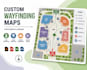 create custom venue maps, floor plans and wayfinding maps