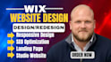 design, transfer wix studio website, wix website redesign, wix studio in germany