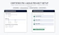 set up your project as a certified pmp and scrum master