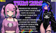 model realistic 3d human avatar, custom face, vrchat, unity