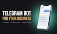 build a custom telegram bot for orders, bookings and payments