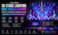 3d stage lighting, program dmx shows, and create professional event and concert