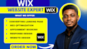 create wix website, wix website redesign, wix website design and redesign
